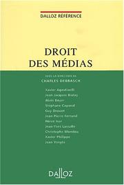 Cover of: Droit des médias