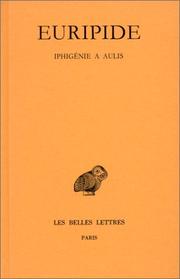 Cover of: Iphigénie à Aulis by Euripides