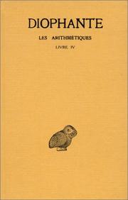 Cover of: Les arithmetiques (Collection des universites de France) by Diophantus of Alexandria