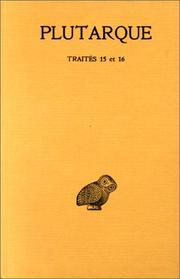 Cover of: Âuvres morales, tome 3  by Plutarch