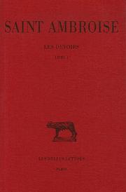 Les devoirs (Collection des universites de France) by Saint Ambrose, Bishop of Milan