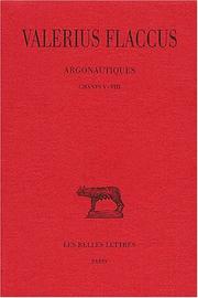 Cover of: Argonautiques by Gaius Valerius Flaccus