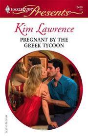 Cover of: Pregnant By The Greek Tycoon (Harlequin Presents)