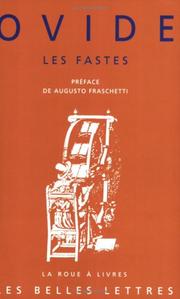 Cover of: Les Fastes by Ovid, Augusto Fraschetti, Henri Le Bonniec