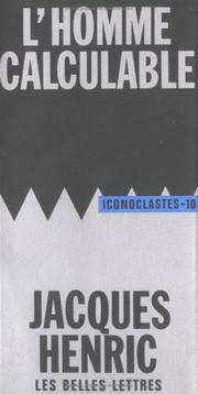 Cover of: L' homme calculable