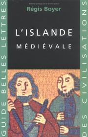 Cover of: L' Islande médiévale by Régis Boyer