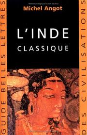 Cover of: L'Inde classique by professeur de sanskrit Michel Angot
