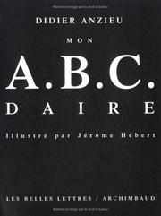 Cover of: Mon abécédaire