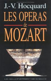 Cover of: Les opéras de Mozart