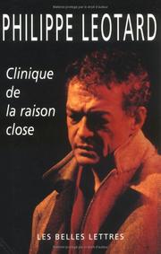 Cover of: Clinique de la raison close