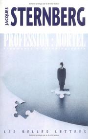 Cover of: Profession : mortel