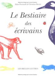 Cover of: Le Bestiaire des écrivains