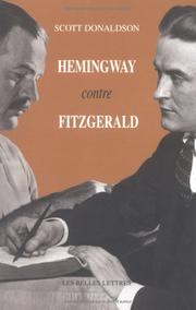 Cover of: Hemingway contre Fitzgerald