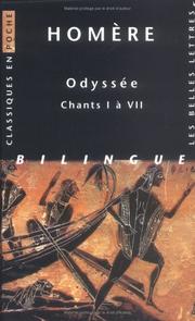 Cover of: Odyssée: t.1 chants I-VII (cp58)