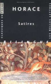 Cover of: Satires by Horace, François Villeneuve, Odile Ricoux