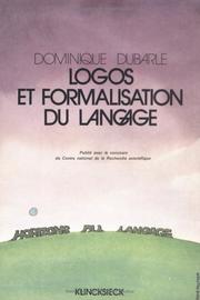 Cover of: Logos et formalisation du langage