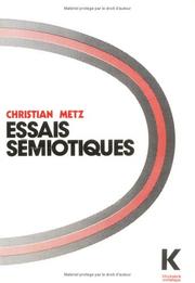 Cover of: Essais sémiotiques