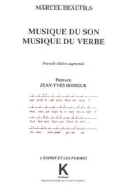 Cover of: Musique du son, musique du verbe