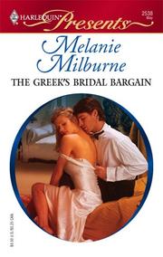Cover of: The Greek's Bridal Bargain