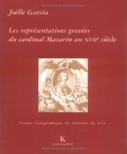 Cover of: Les Représentations gravées du cardinal Mazarin au XVIIe siècle