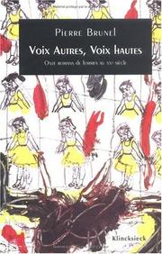 Cover of: Voix autres, voix hautes -romans femmes xxe s
