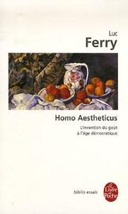 Cover of: Homo aestheticus  by Luc Ferry