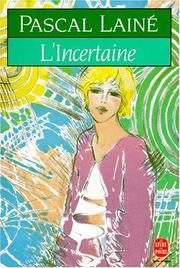 Cover of: L'incertaine