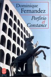 Cover of: Porfirio et Constance