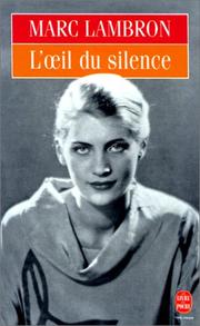 Cover of: LOeil du silence