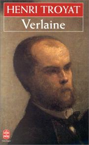 Cover of: Verlaine by Henri Troyat