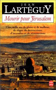 Cover of: Mourir pour Jérusalem