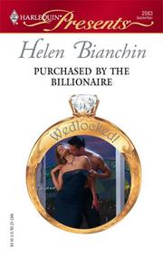 Cover of: Purchased By The Billionaire by Helen Bianchin