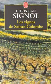 Cover of: Les Vignes de Sainte-Colombe