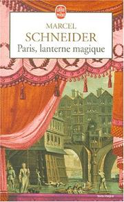 Cover of: Paris, lanterne magique: essai