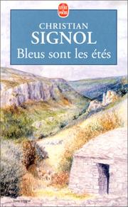 Cover of: Bleus sont les étés