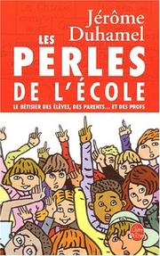Cover of: Les Perles de l'école