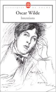 Cover of: Intentions by Oscar Wilde