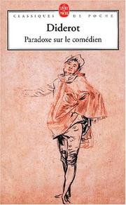 Paradoxe sur le comédien by Denis Diderot