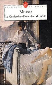 Cover of La confession d'un enfant du siècle