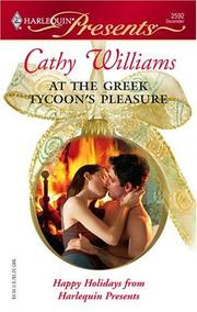 Cover of: At The Greek Tycoon's Pleasure