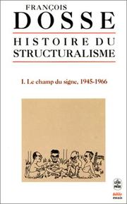 Cover of: Histoire du structuralisme