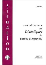 Cover of: Essais de lectures des Diaboliques de Barbey d'Aurevilly
