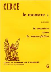 Cover of: Les monstres dans la science-fiction