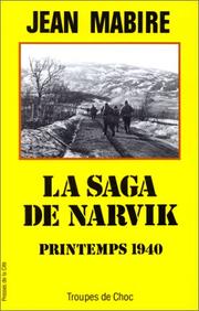Cover of: La saga de Narvik: combats au-delà du cercle polaire, printemps 1940