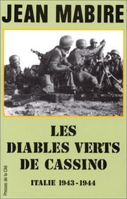 Cover of: Les Diables verts de Cassino: Italie, 1943-1944