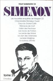 Cover of: Simenon à l'écran by Claude Gauteur