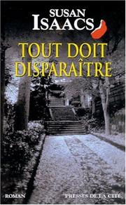 Cover of: Tout doit disparaitre