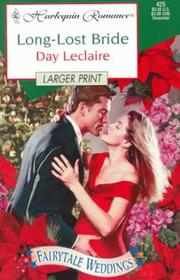 Cover of: Long Lost Bride (Fairytale Weddings) - Larger Print