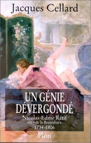 Cover of: Un génie dévergondé by Jacques Cellard