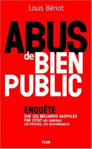 Cover of: Abus de bien public